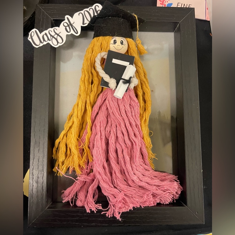 Graduation Doll Macrame class of 2026